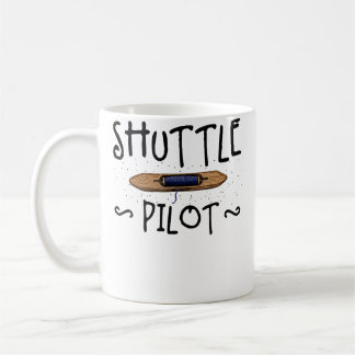 Mug Pilote de Navette Tissage à la Main Tricot Crochet