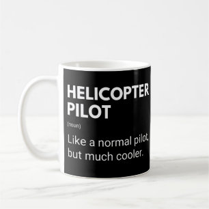 Mug Pilote d'hélicoptère comme un pilote normal mais p