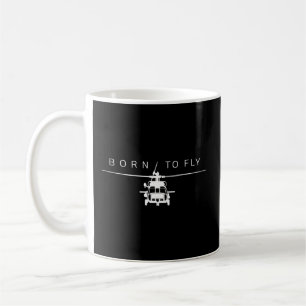 Mug Pilote d'hélicoptère de l'aviation militaire Black
