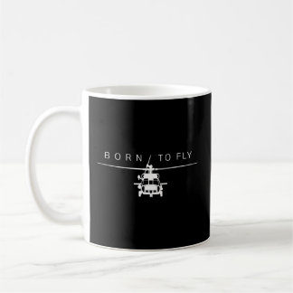 Mug Pilote d'hélicoptère de l'aviation militaire Black