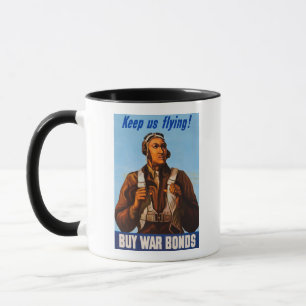 Mug Pilotes d'aviation afro-américains de 2ÈME GUERRE 
