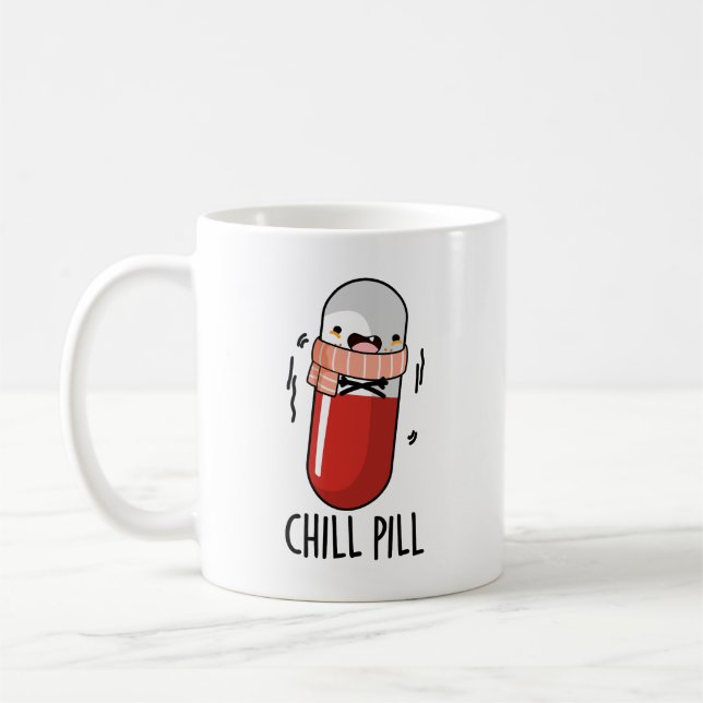 Mug Pilule de refroidissement amusant Congélation pilu (Gauche)