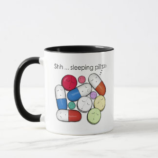 Mug Pilules de sommeil-médicaments