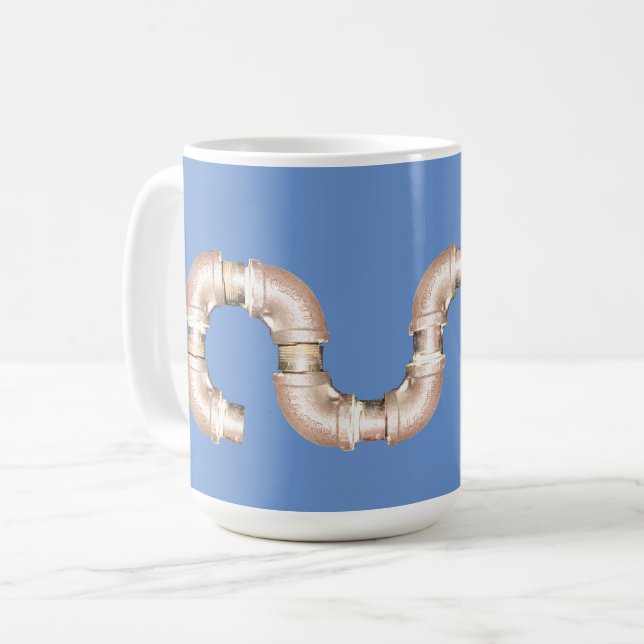 Mug Pince à café en cuivre (Devant gauche)