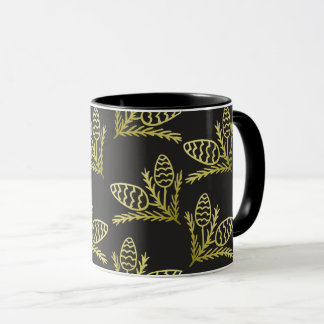 Mug Pine Cone Modern Rustic