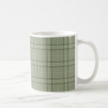 Pine Deer Plaid - sauge vert cabincore tartan.