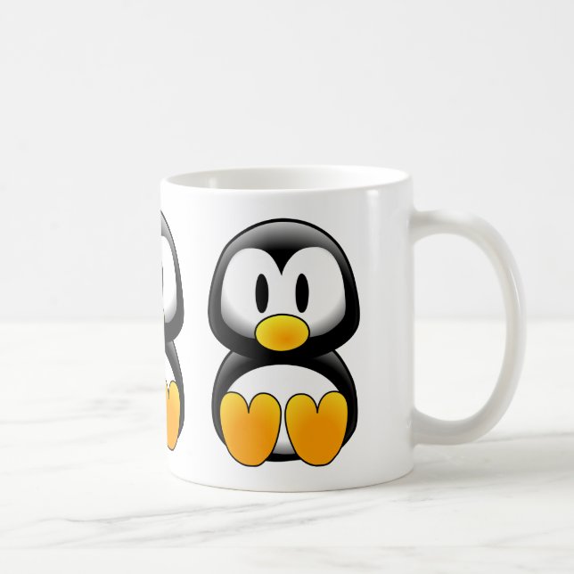 Mug Pingouin bébé mignon (Droite)