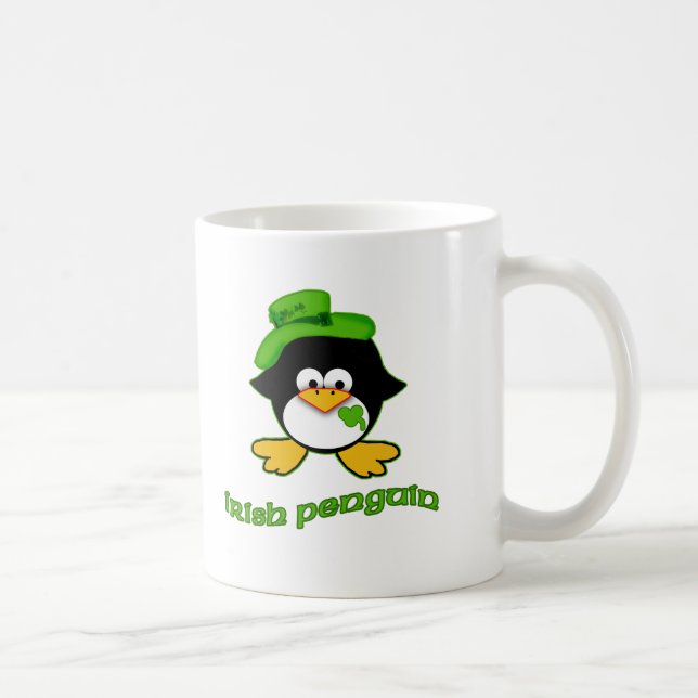 Mug Pingouin d'Irlandais de bébé (Droite)