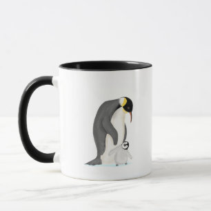 Mug Pingouin et poussin 'papa parfait' mule