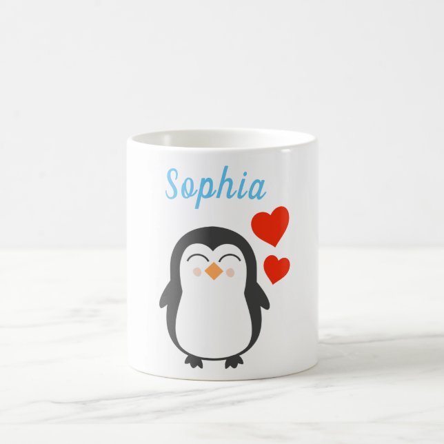 Mug Pingouin personnalisé (Centre)