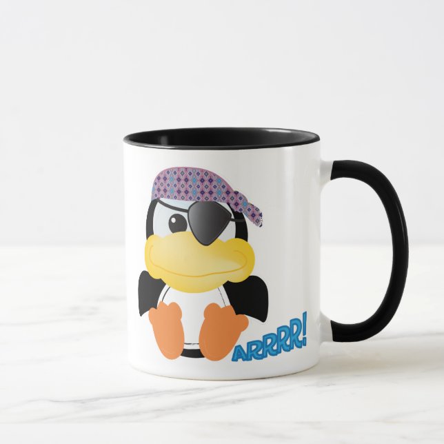 Mug Pingouin pirate de mignonne Goofkins (Droite)