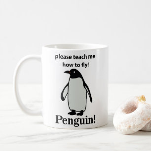 Mug Pingouin S'Il Vous Plaît M'Apprendre Comment Voler