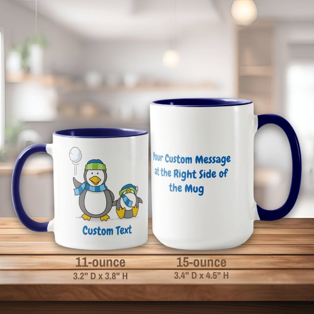 Mug Pingouins à neige (Créateur téléchargé)