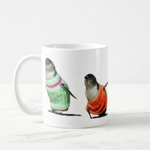 Mug Pingouins dans des chandails