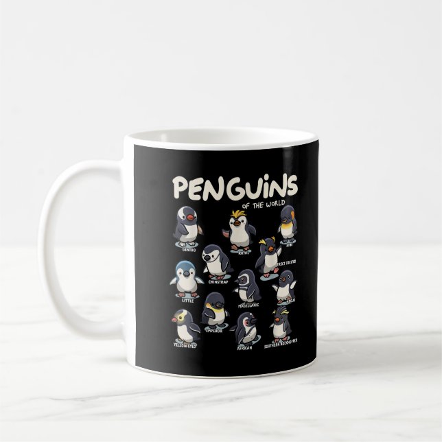Mug Pingouins de pingouins Animaux du monde Amour des  (Gauche)