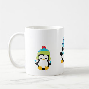 Mug Pingouins habillés pour l'hiver