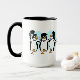 Mug Pingouins mignons de la production de caricatures