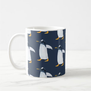 Mug Pingouins : Petite aquarelle foncée