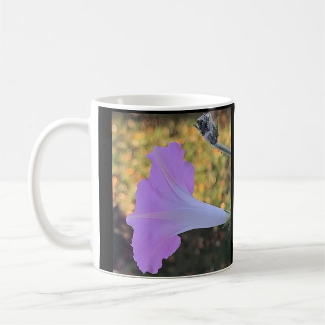 Mug Pink and Gold Sparkle Morning Glory (Gauche)