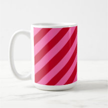 Pink and Red Christmas Peppermint Stripes 