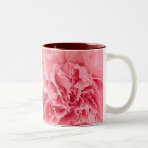 Mug Pink Carnation Close Up