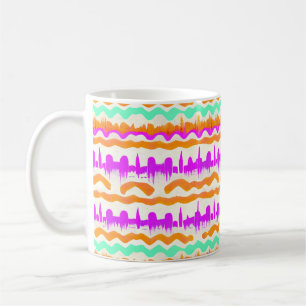 Mug Pink City Urban Mural Graffiti Street Art Motif