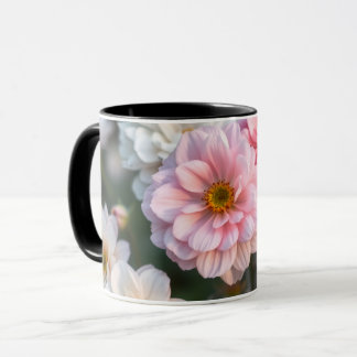 Mug Pink Floral Coffee Cup