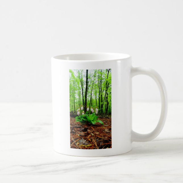 Mug Pink Lady Slipper sauvage orchidée (Droite)