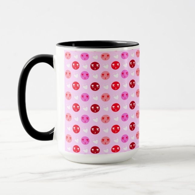 Mug Pink Love café Emoji (Gauche)
