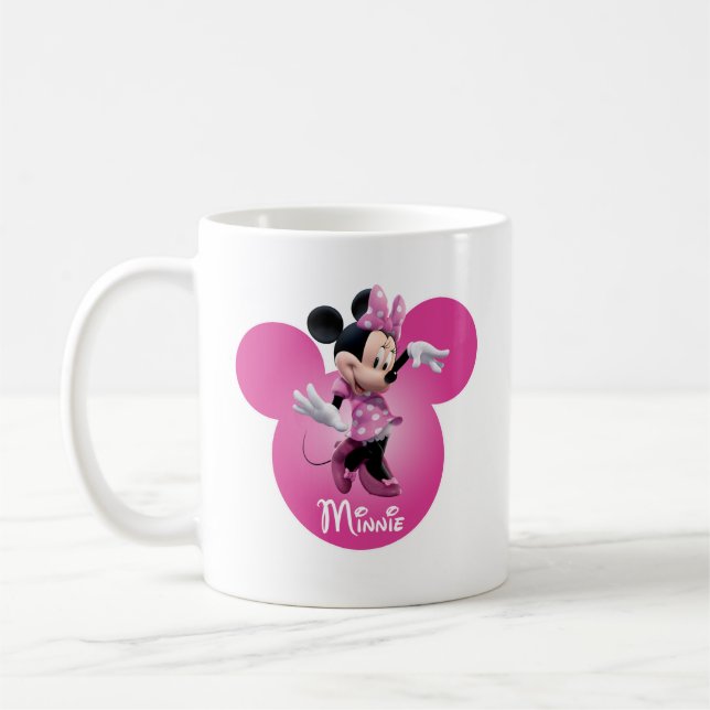 Mug Pink Minnie | Icône de tête de micro (Gauche)
