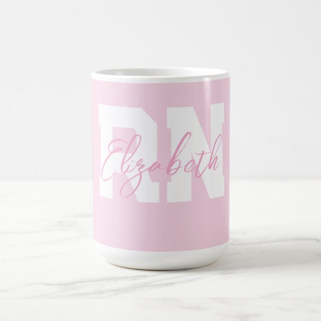 Mug Pink Personnalisé RN (Centre)