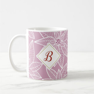 Mug Pink Poinsettia première boue