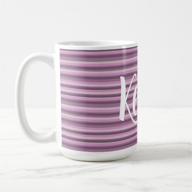 Mug Pink stripes (Gauche)