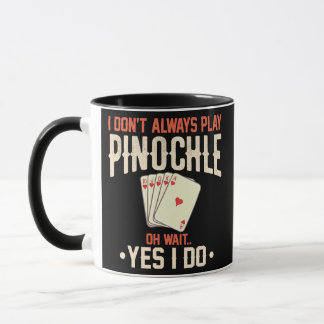 Mug Pinochle Game Rules Cards Double Deck Points