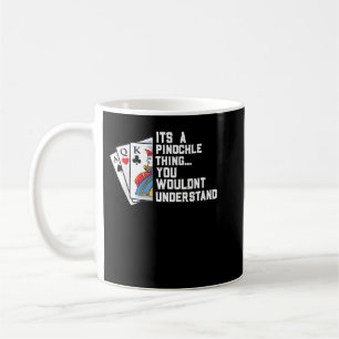 Mug Pinochle Joueur Gif Funny Pinochle jeu de carte