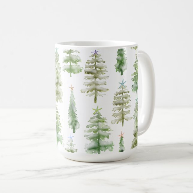 Mug Pins Côtiers Couronnés D'Amidon (Devant droit)