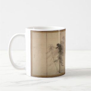 Mug Pins de Hasegawa Tohaku 16ème siècle brun faon