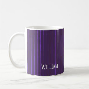 Mug Pinstripes pourpres