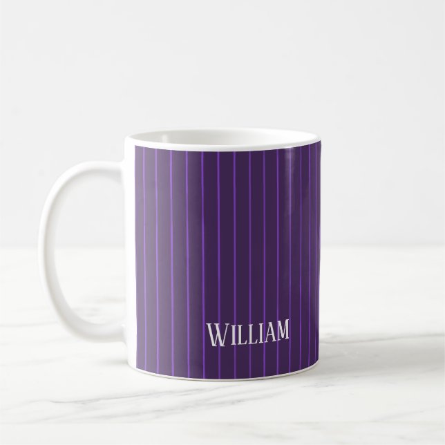 Mug Pinstripes pourpres (Gauche)