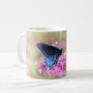 Mug Pipevine Swallowtail sur Buddleia de David