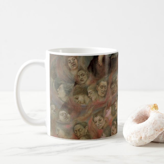 Mug Piping Angel aux âmes en enfer par Evelyn De Morga (Avec donut)