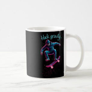 Mug Piratage Gravité Skateboard Planche à roulettes Sk