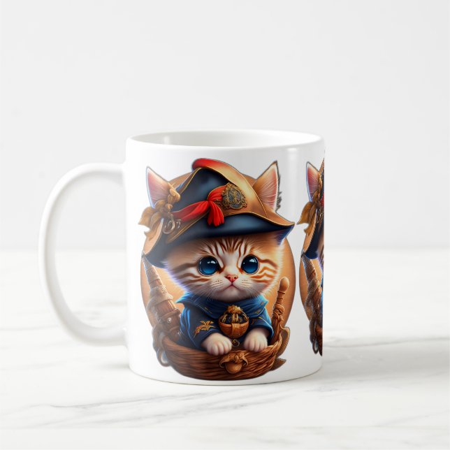 Mug Pirate cat (Gauche)
