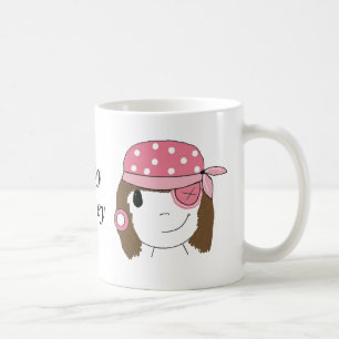 Mug Pirate de fille rose