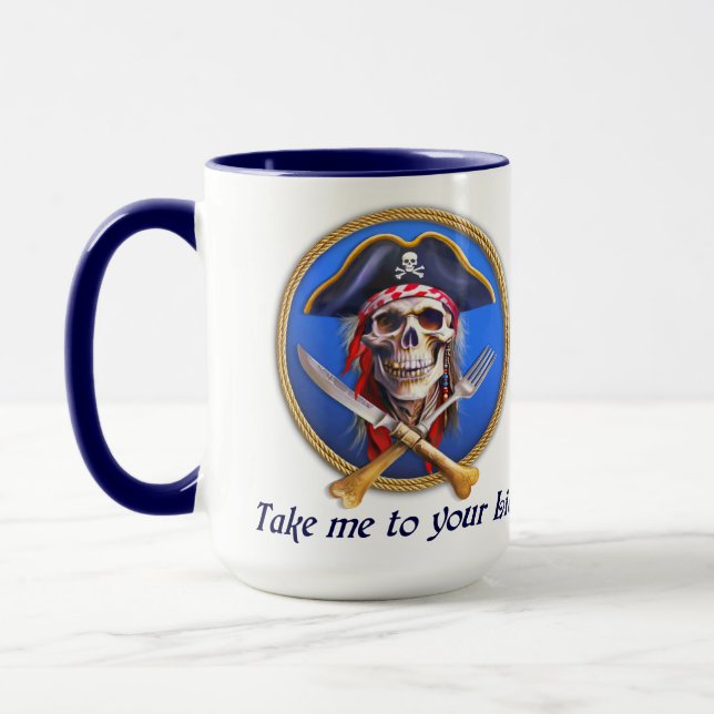 Mug Pirate emmène-moi à ton Lido (Gauche)