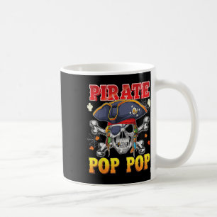 Mug Pirate Pop-pop Skull Crossbones Halloween Costume