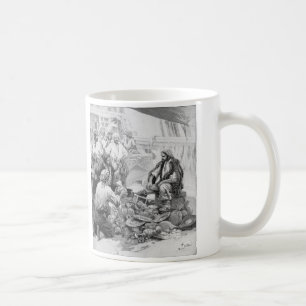 Mug Pirates d'antan comptant leurs trésors et leur but