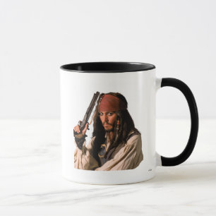 Mug Pirates de la caraïbe Jack Sparrow avec pistolet