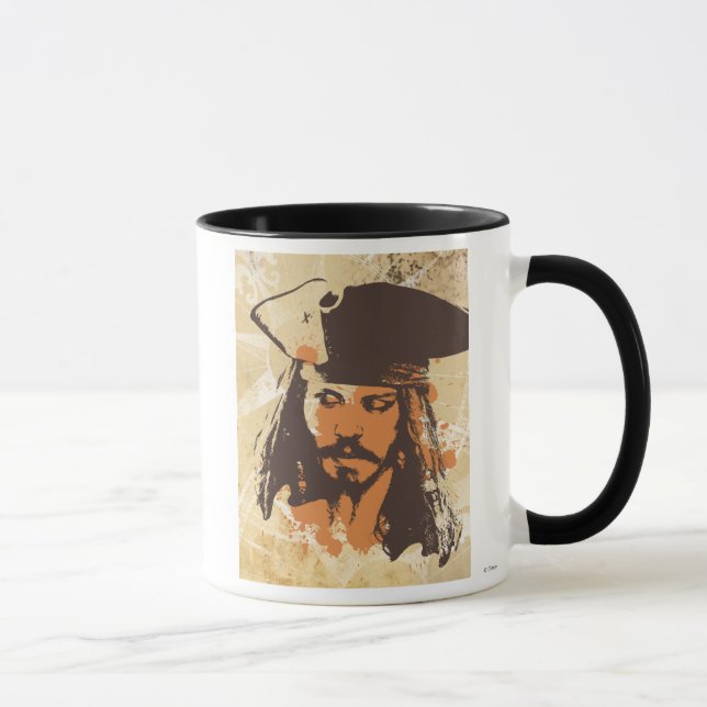 Mug Pirates des Caraïbes Jack Sparrow graphique (Droite)