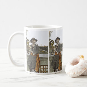 Mug Pirates Vintage, Kidd sur le pont de l'Adventure G